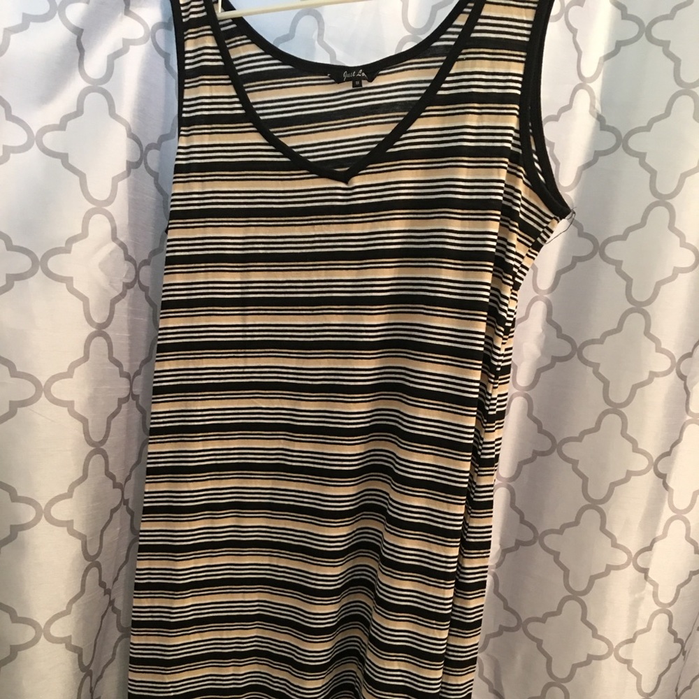 Striped Maxi Dress 1X